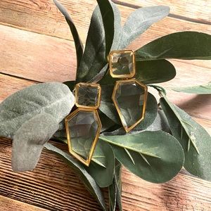 Clear Gem boutique earrings